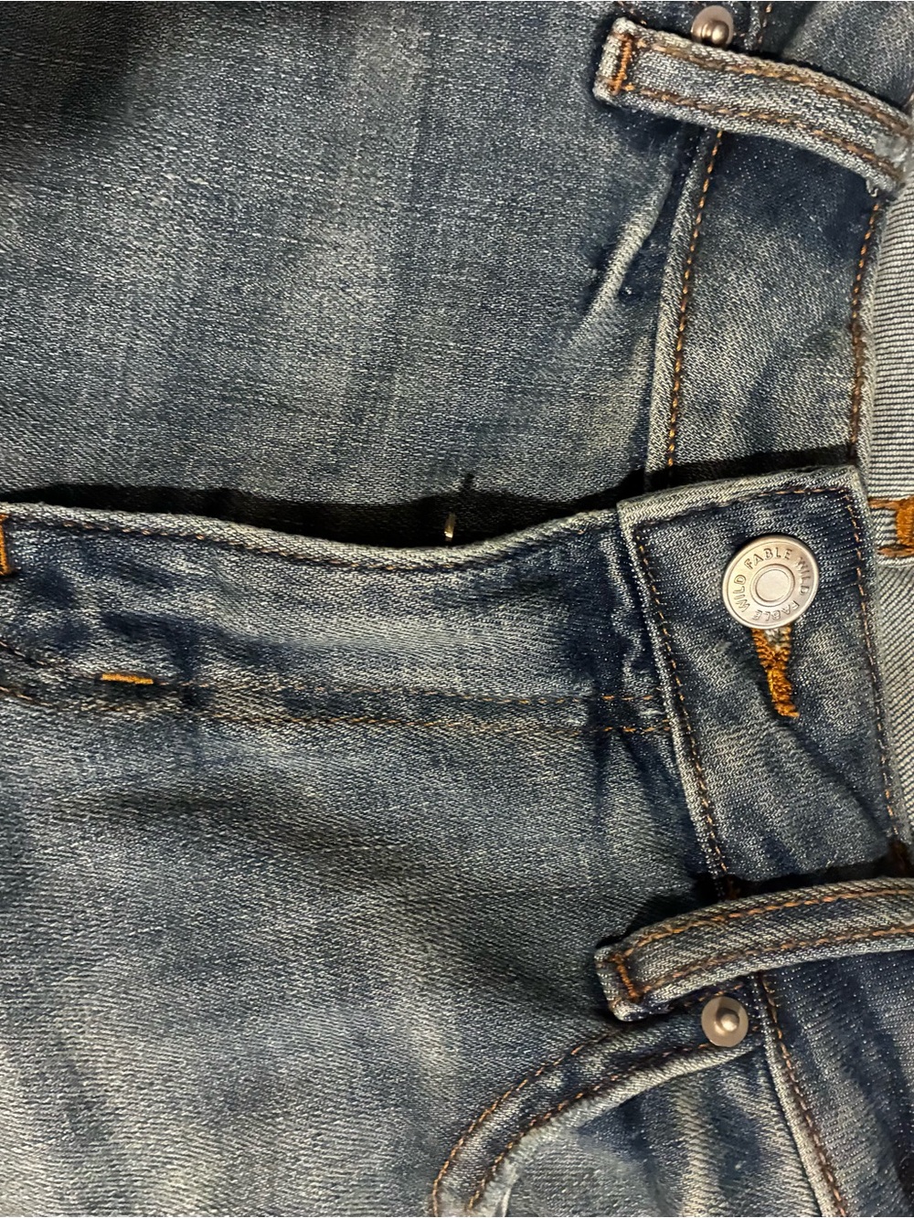Wild fable Medium Wash High rise Flared Wide-Leg Jeans NWT - Picture 5 of 8